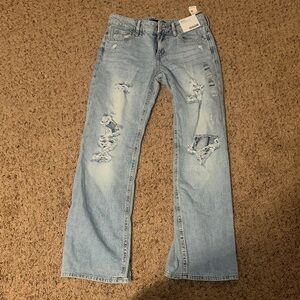 Aeropostale Light Blue Straight Leg Jeans